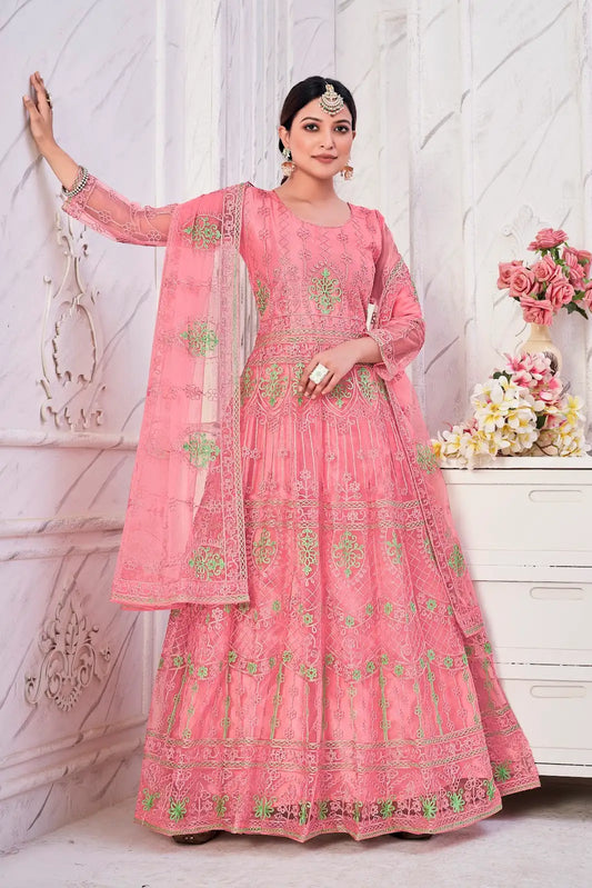 Graceful Party Wear Anarkali Suit with Dupatta