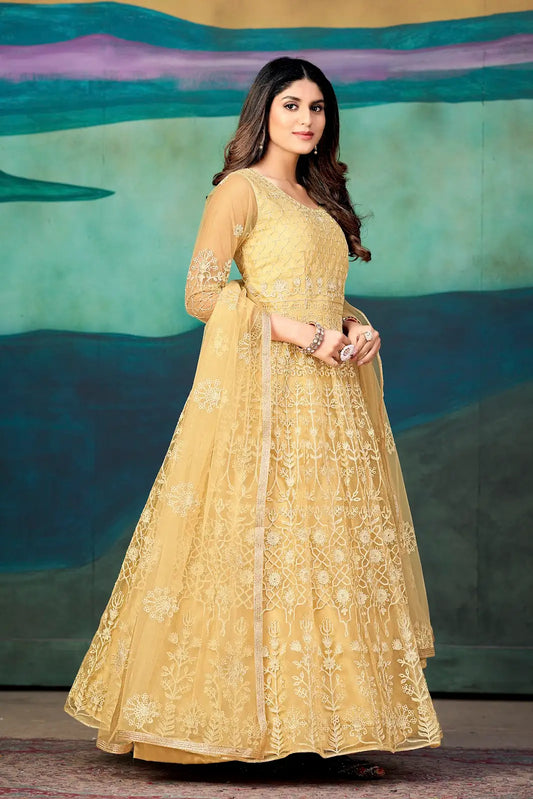 Gorgeous Embroidered Anarkali Suit for Women