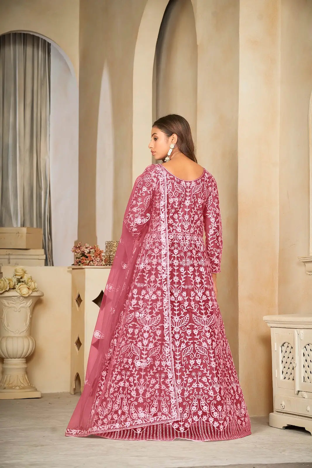 Gorgeous Party Wear Anarkali Suit with Designer Pattern