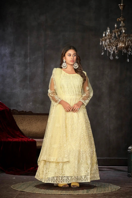 Premium Designer Anarkali Suit with Rich Embroidery