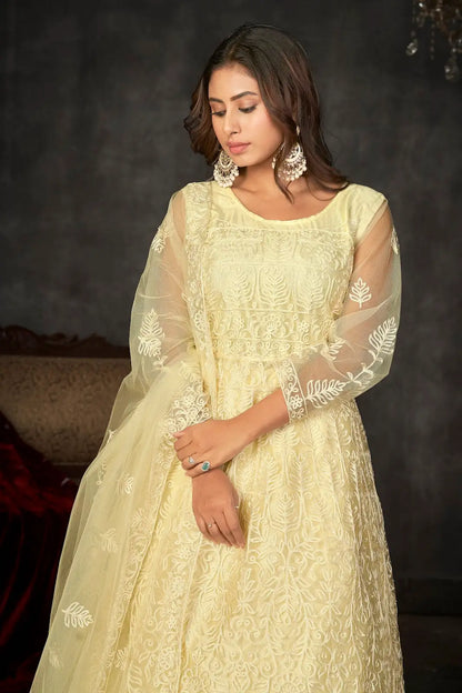 Premium Designer Anarkali Suit with Rich Embroidery
