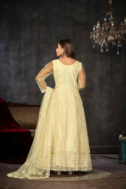 Premium Designer Anarkali Suit with Rich Embroidery