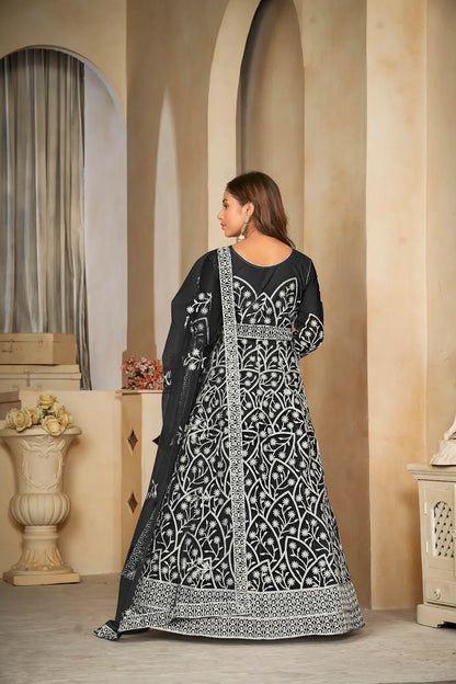 Heavy Work Ethnic Anarkali Suit with Fancy Look