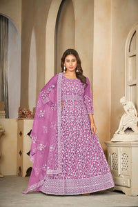 Heavy Work Ethnic Anarkali Suit with Fancy Look