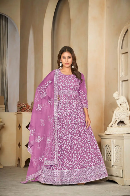 Heavy Work Ethnic Anarkali Suit with Fancy Look