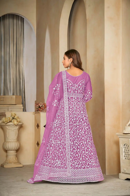 Heavy Work Ethnic Anarkali Suit with Fancy Look