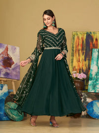 Premium Festive Anarkali Suit with Designer Embroidery