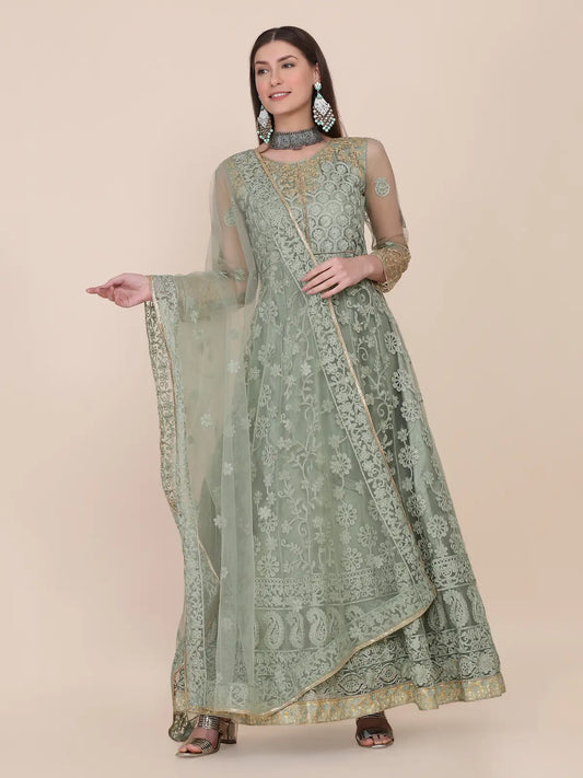 Traditional Indian Anarkali Suit with Elegant Look
