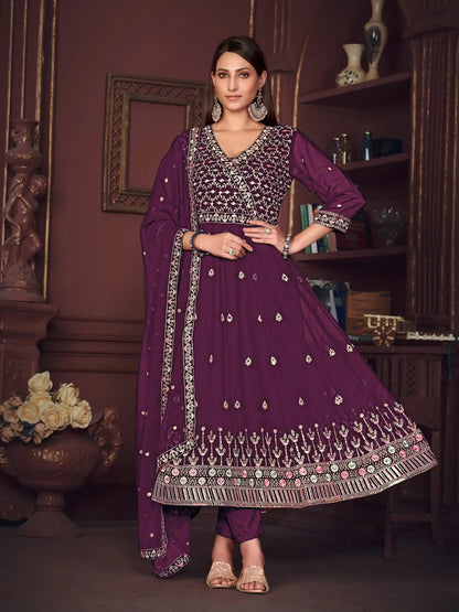 Classic Ethnic Anarkali Suit with Rich Finish