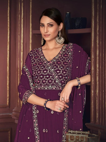 Classic Ethnic Anarkali Suit with Rich Finish