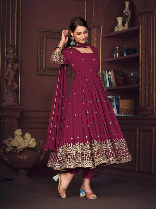 Premium Designer Anarkali Suit with Rich Look