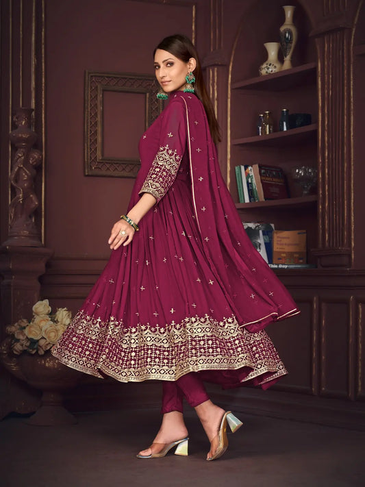 Premium Designer Anarkali Suit with Rich Look