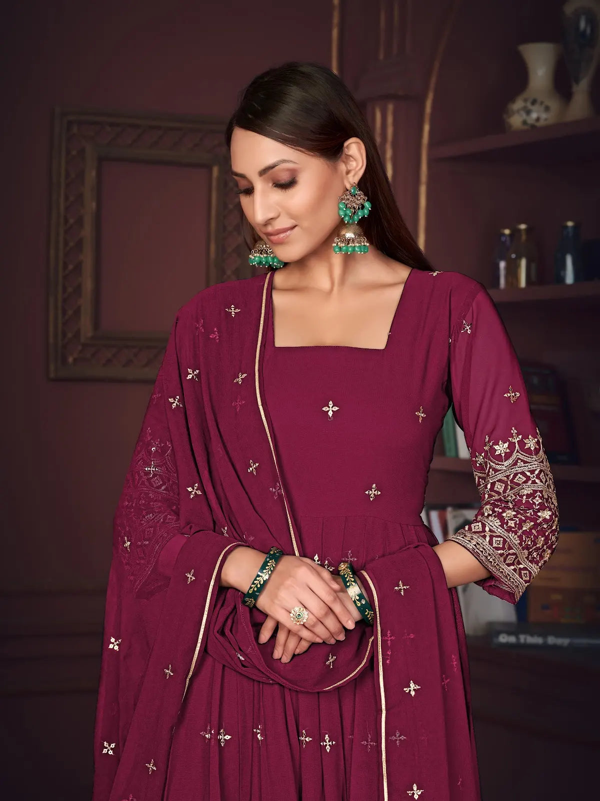 Premium Designer Anarkali Suit with Rich Look