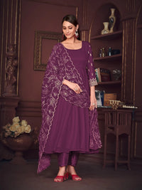 Elegant Designer Anarkali Suit with Heavy Dupatta