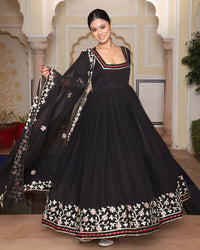 Classic Designer Anarkali Suit with Rich Embroidery