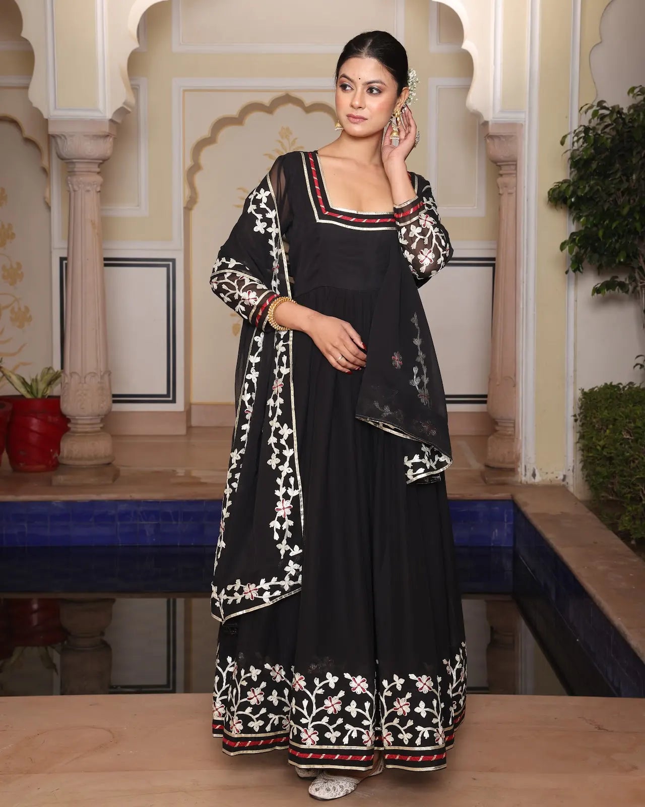 Classic Designer Anarkali Suit with Rich Embroidery