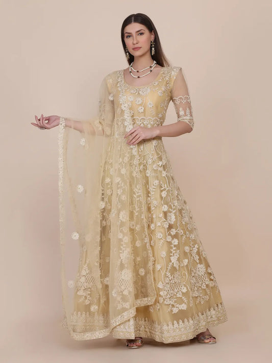 Traditional Indian Anarkali Suit with Elegant Look