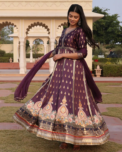 Premium Festive Wear Anarkali Suit with Fancy Look