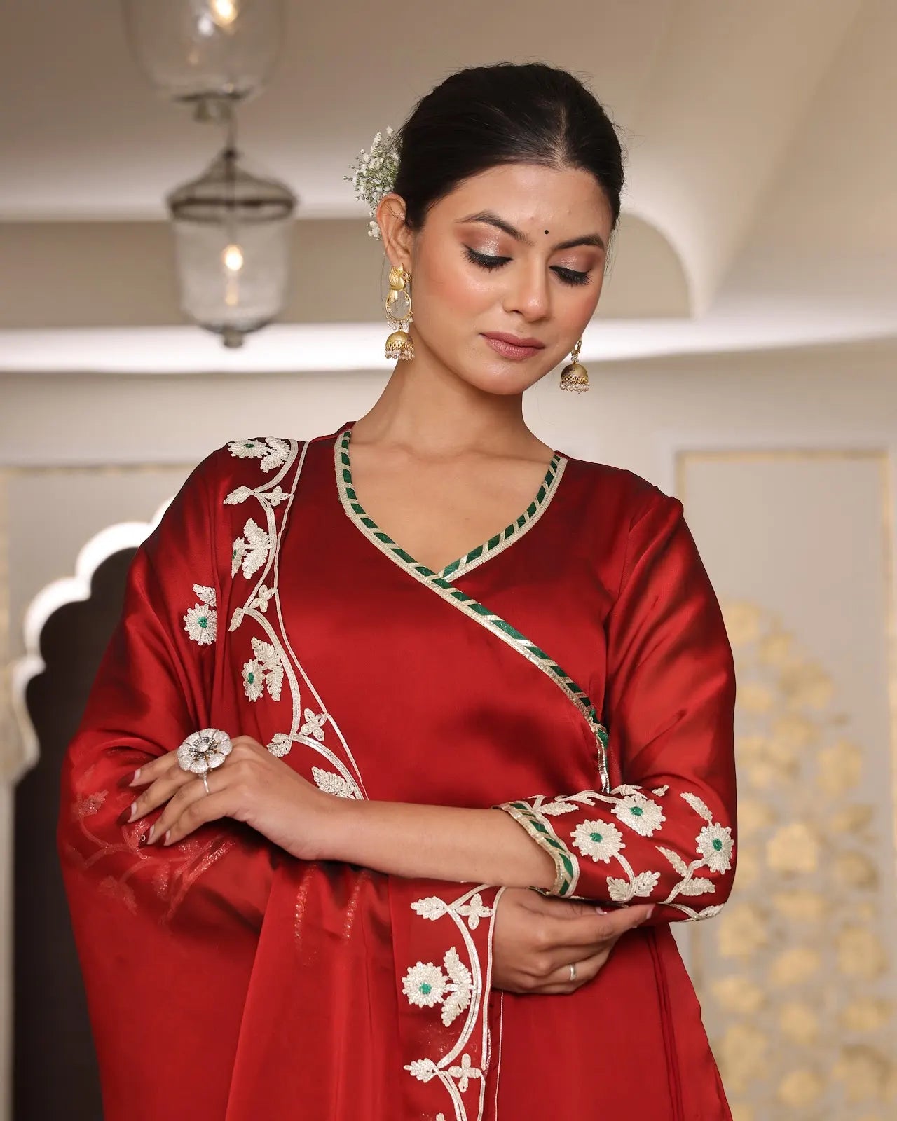 Elegant Ethnic Anarkali Suit with Designer Pattern