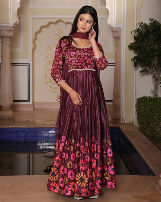Luxury Wedding Anarkali Suit with Rich Work