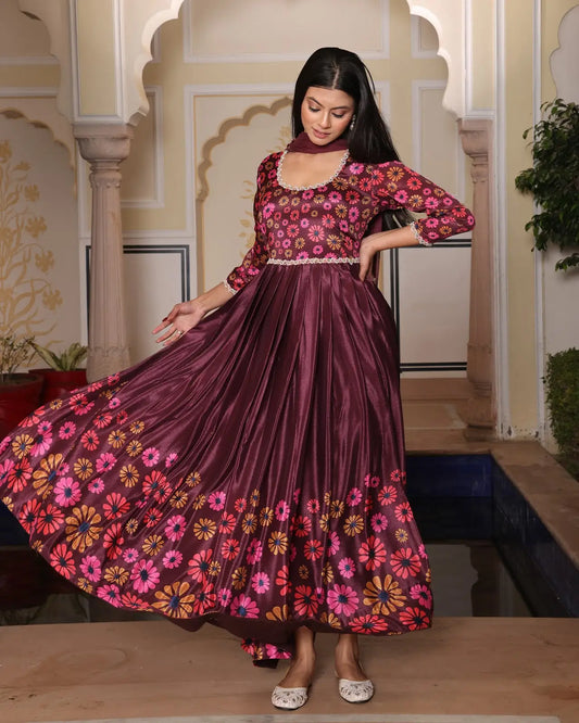 Luxury Wedding Anarkali Suit with Rich Work