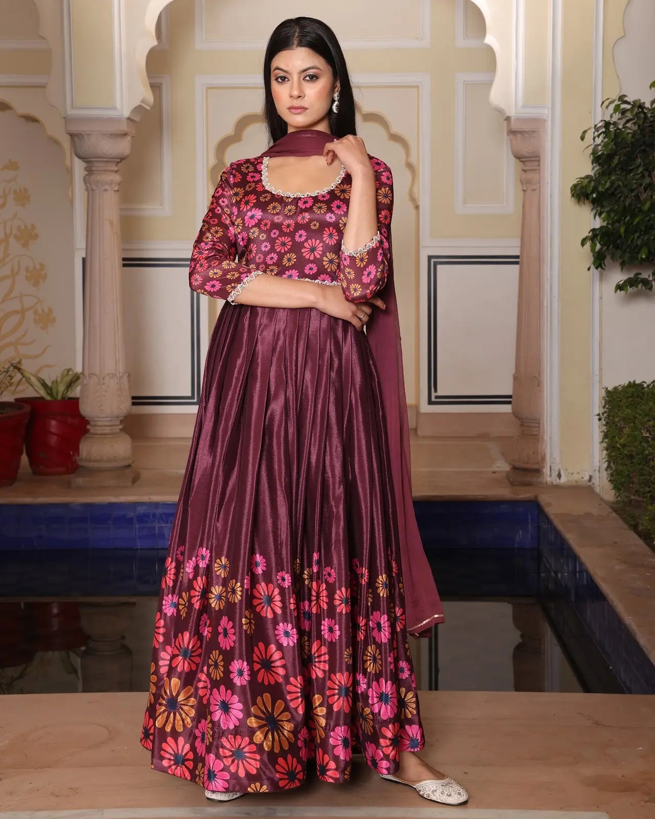 Luxury Wedding Anarkali Suit with Rich Work