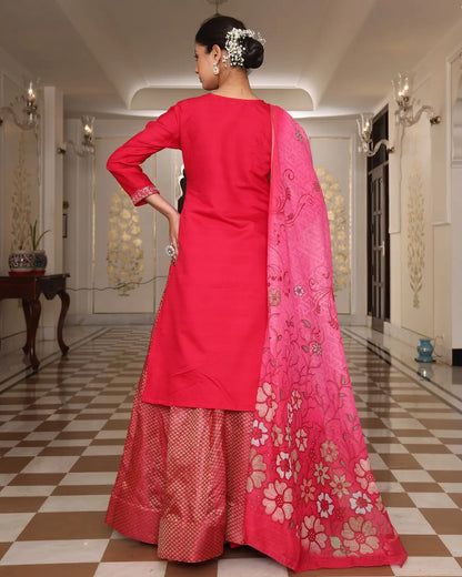 Stunning Designer Anarkali Suit with Fancy Dupatta