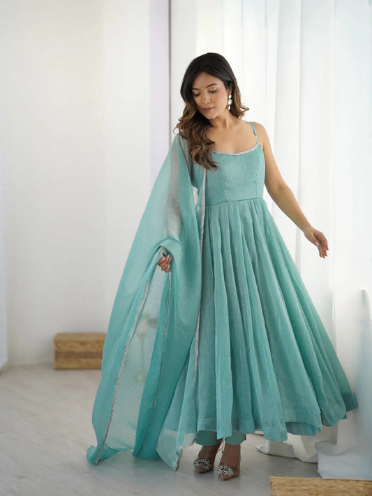 Naira Anarkali Suit  Luxury Ethnic Women's Anarkali Dress