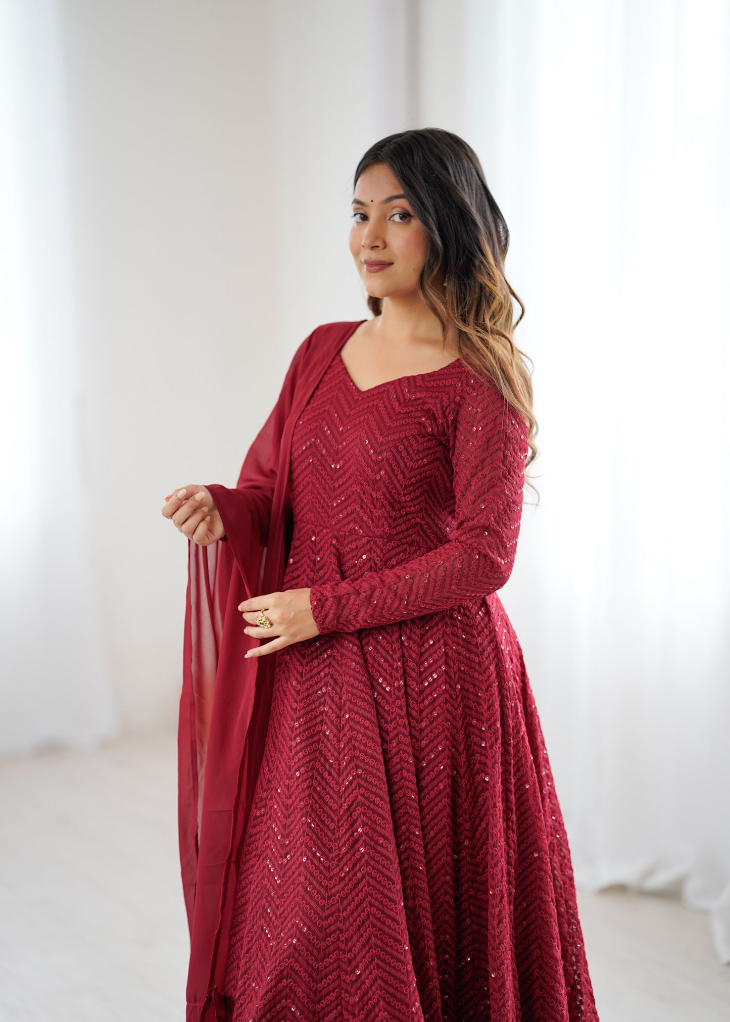 Ayesha Anarkali Suit  Traditional Flair Women's Anarkali Dress