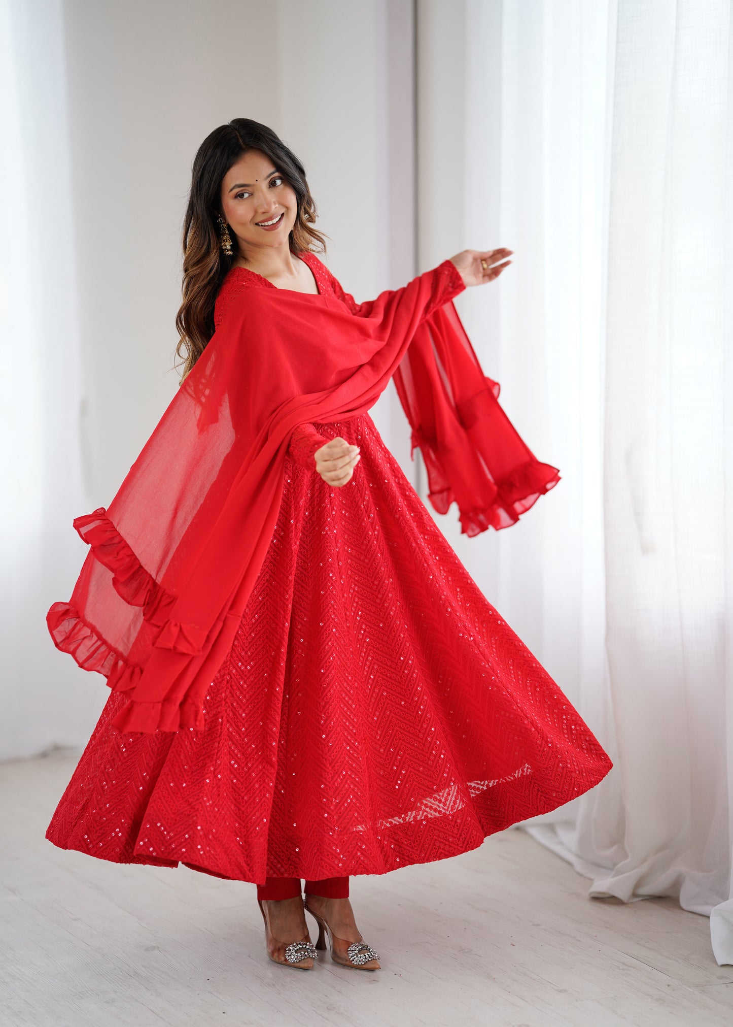 Noor Anarkali Suit  Wedding Special Women's Anarkali Dress