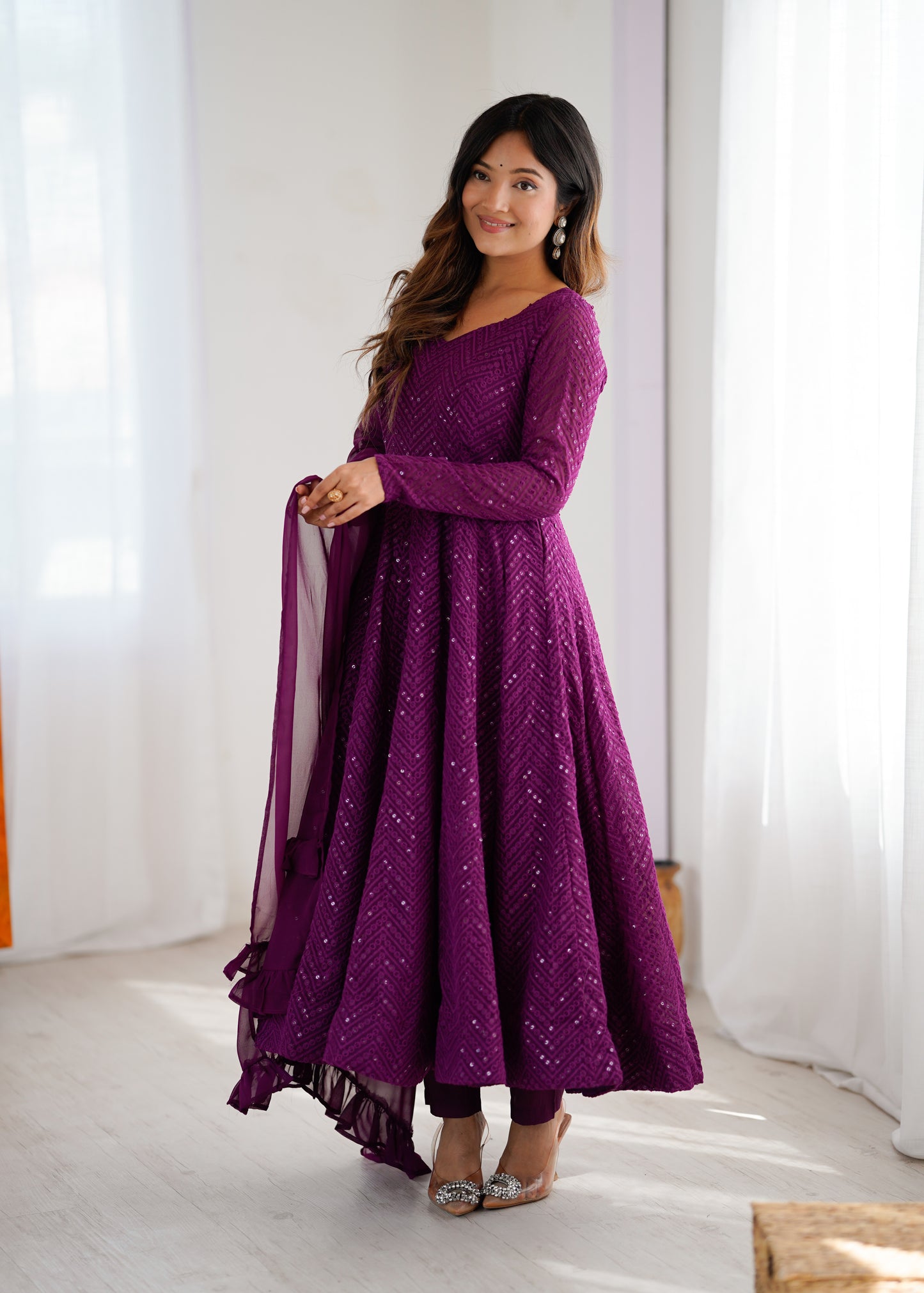 Zarina Anarkali Suit  Designer Ethnic Women's Anarkali Dress