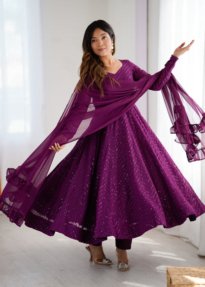 Zarina Anarkali Suit  Designer Ethnic Women's Anarkali Dress