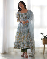 Gulnaar Anarkali Suit  Luxury Ethnic Women's Anarkali Dress