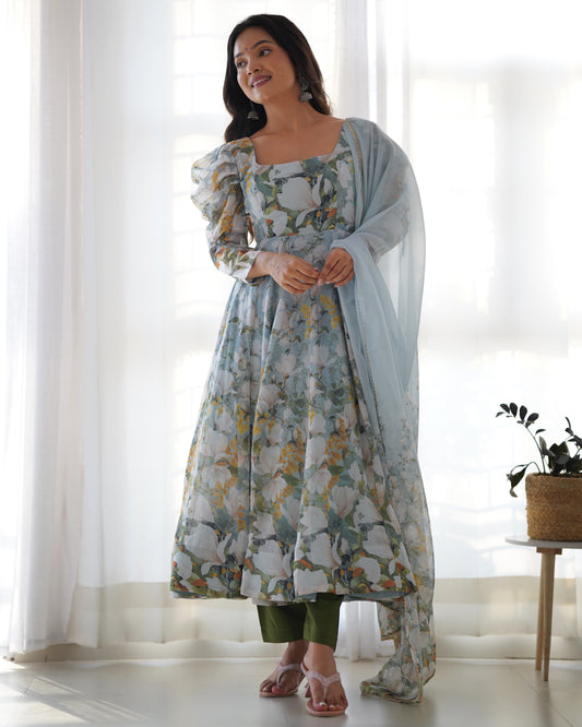 Gulnaar Anarkali Suit  Luxury Ethnic Women's Anarkali Dress