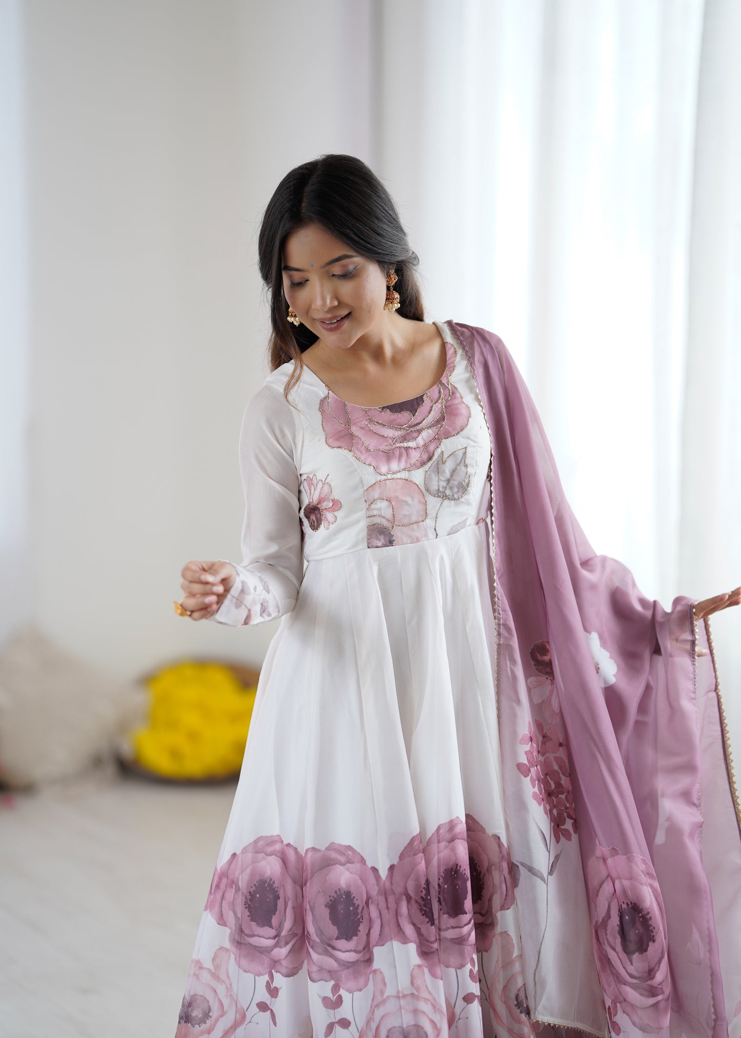 Rangrez Anarkali Suit  Graceful Party Women's Anarkali Dress