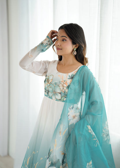 Nazakat Anarkali Suit  Heritage Style Women's Anarkali Dress