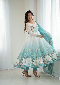 Nazakat Anarkali Suit  Heritage Style Women's Anarkali Dress