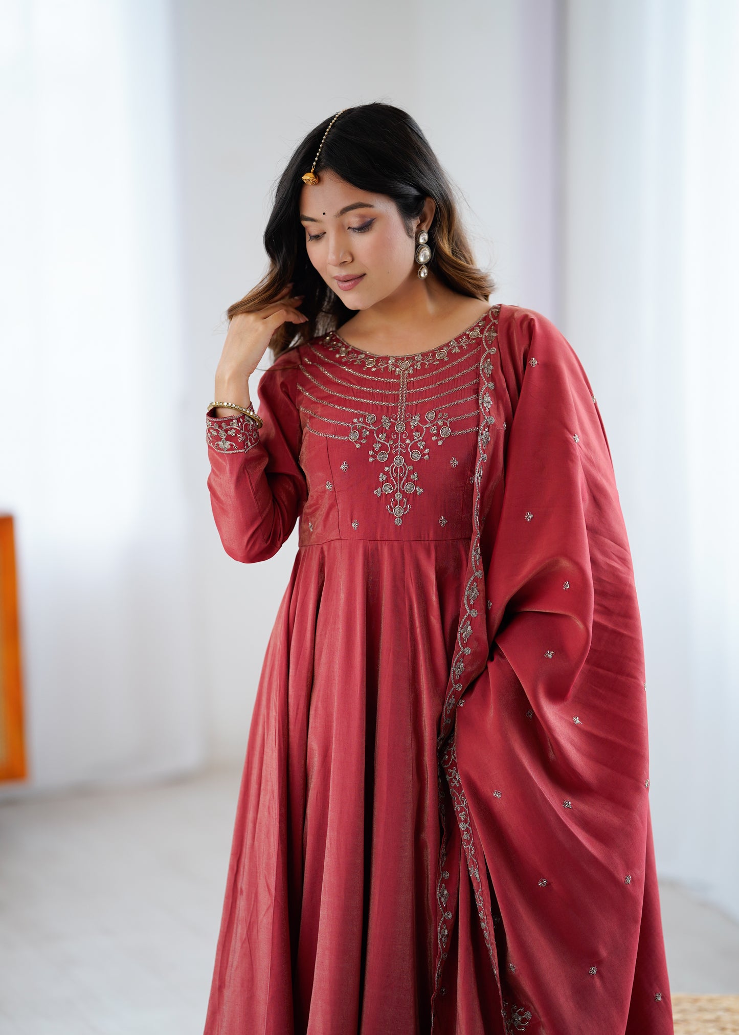Sitara Anarkali Suit  Embroidered Festive Women's Anarkali Dress