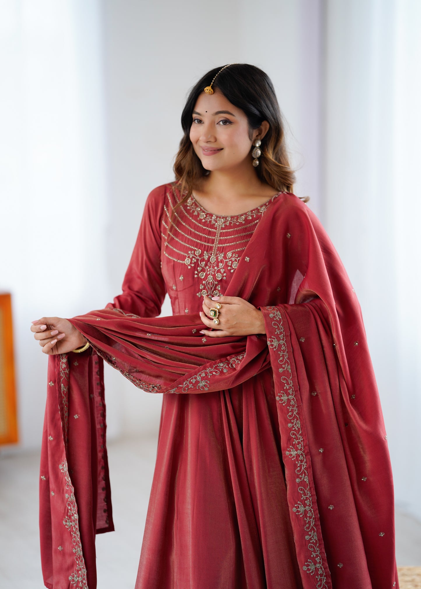 Sitara Anarkali Suit  Embroidered Festive Women's Anarkali Dress