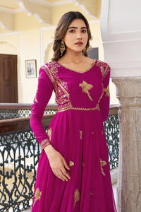 Mehrunisa Salwar-Kameez  Graceful Party Women's Anarkali Dress