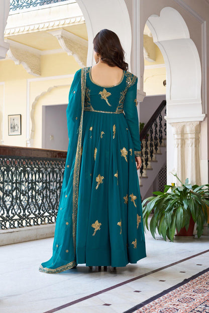 Sultana Salwar-Kameez  Heritage Style Women's Anarkali Dress