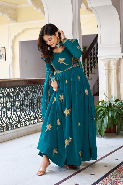 Sultana Salwar-Kameez  Heritage Style Women's Anarkali Dress