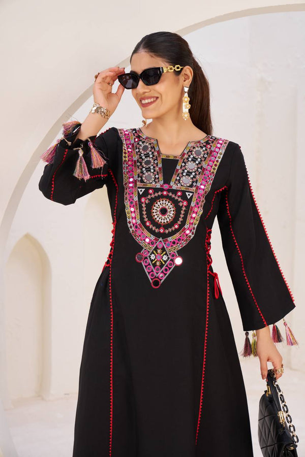 Royal Cord-Set  Embroidered Festive Women's Anarkali Dress