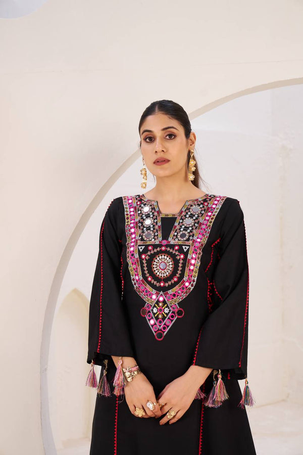Royal Cord-Set  Embroidered Festive Women's Anarkali Dress