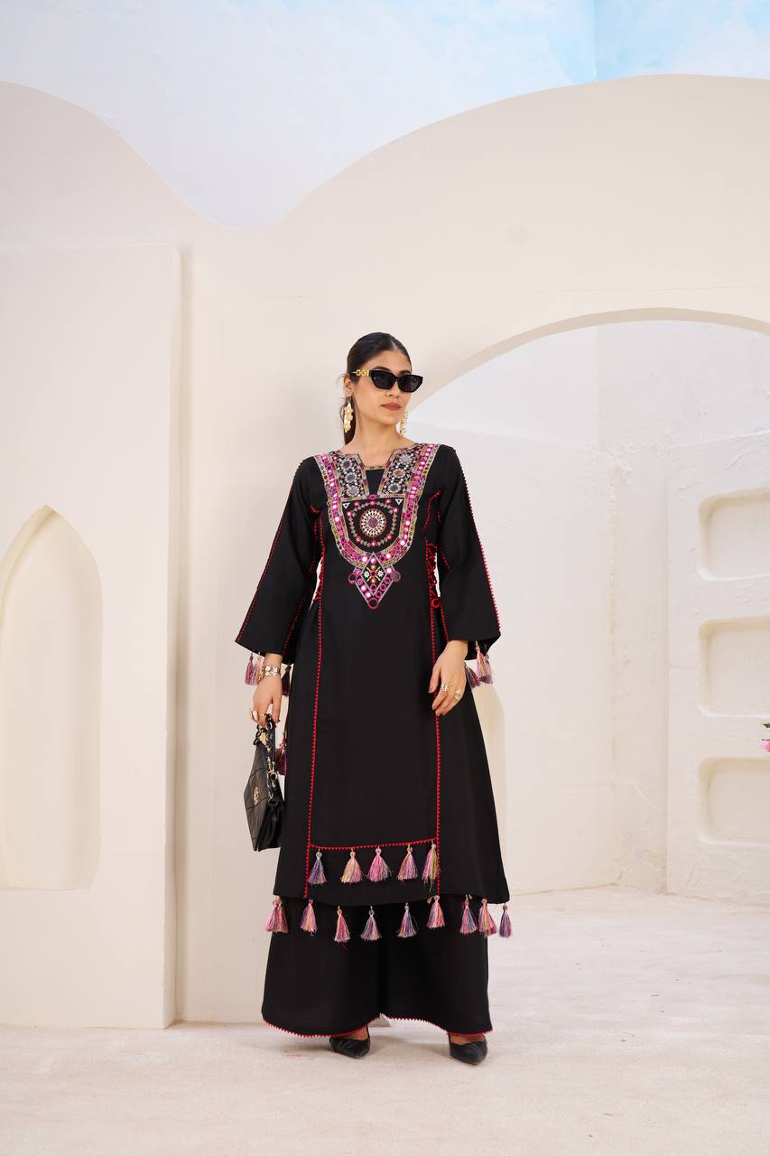 Royal Cord-Set  Embroidered Festive Women's Anarkali Dress
