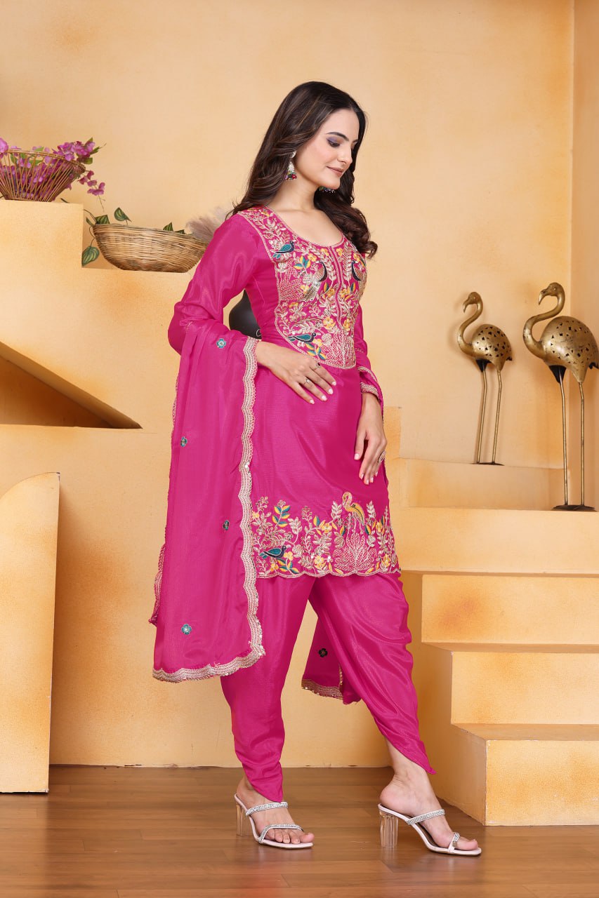 Royal Salwar Suit  Embroidered Festive Women's Anarkali Dress