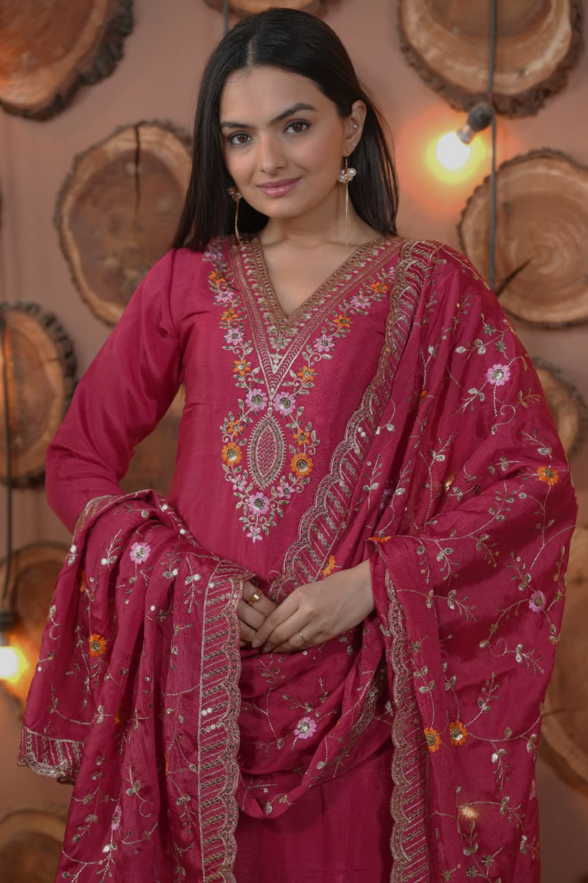 Nazakat Salwar Suit  Heritage Style Women's Anarkali Dress