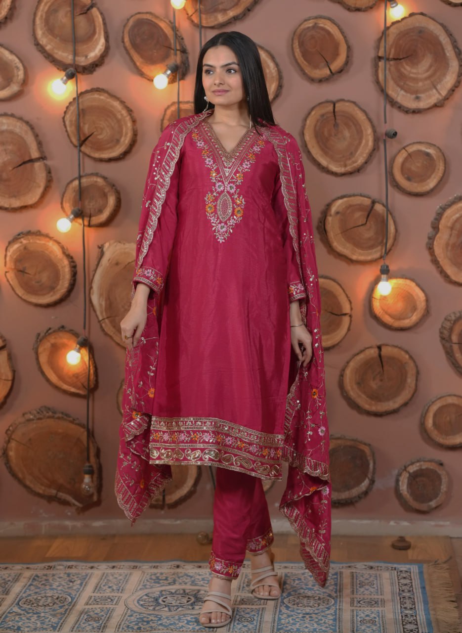 Nazakat Salwar Suit  Heritage Style Women's Anarkali Dress