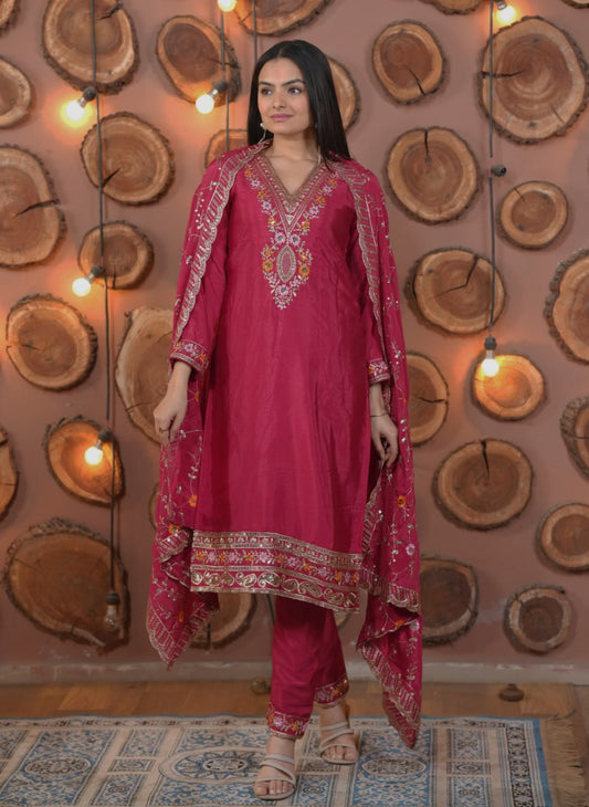 Nazakat Salwar Suit  Heritage Style Women's Anarkali Dress