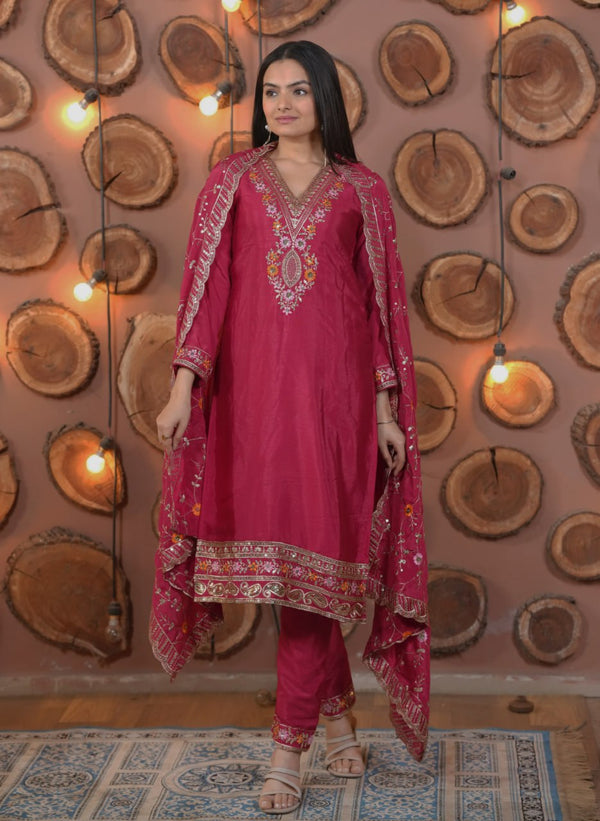 Nazakat Salwar Suit  Heritage Style Women's Anarkali Dress